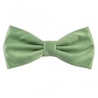 Plain Sage Green Bow Tie