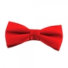 Plain Scarlet Red Boys Bow Tie