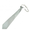 Plain Silver Boys Skinny Tie - 6 Months to 4 Years