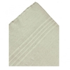 Plain Silver Silk Handkerchief