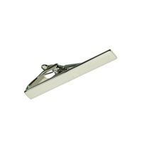 Plain Silver Skinny Tie Bar - 48mm