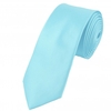 Plain Sky Blue 6cm Skinny Tie