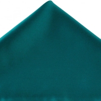 Plain Teal Green Pocket Square Handkerchief
