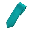 Plain Turquoise Boys Skinny Tie