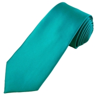 Plain Turquoise Extra Long Tie