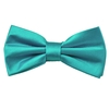 Plain Turquoise Mens Bow Tie