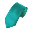 Plain Turquoise Satin Tie