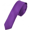 Plain Vivid Purple Super Skinny Tie