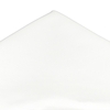 Plain White Silk Pocket Square Handkerchief
