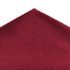 Plain Wine Red Silk Pocket Square Handkerchief