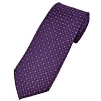 Purple,  Mauve & Lilac Patterned Mens Tie