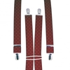 Red & Black Ribbed with White Polka Dot Men