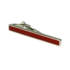 Red Rhodium Tie Bar