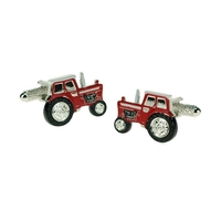 Red Tractor Novelty Cufflinks