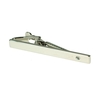 Rhodium Tie Bar With Crystal