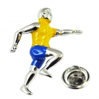 Running Athlete Lapel Pin Badge