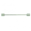 Silver Diamond Cut Cylinder Ends Collar Bar Pin