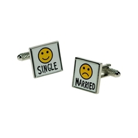 Single/Married Novelty Cufflinks