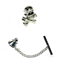 Skull & Crossbones Tie Pin