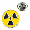 Toxic Radioactive Symbol Lapel Pin Badge