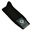 Viyella Plain Black Ribbed Wool Rich Shortie Men
