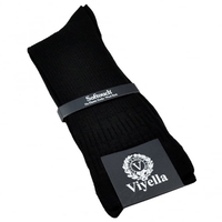 Viyella Plain Black Softouch No Elastic Wool Men