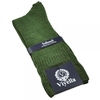 Viyella Plain Lovat Green Softouch No Elastic Wool Mens Socks