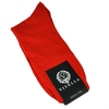 Viyella Plain Poppy Red Ribbed Wool Rich Shortie Men