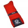 Viyella Plain Poppy Red Softouch No Elastic Wool Mens Socks