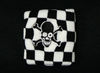 Chequered Skull Sweatband - Pink/Black