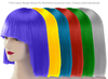 Fancy Dress Coloured Wigs - Blue