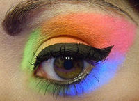 Fluorescent Eye Shadow - Sea Blue