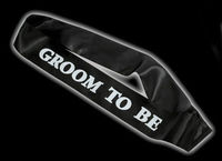 Groom To Be Sash - Default