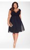 Adelle Dress in Noir Dot