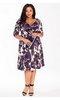 Alex Dress in Violet Shadow