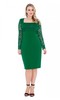 Angelina Dress in Emerald