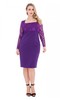 Angelina Dress in Purple