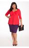 Belmont Pencil Skirt in Purple Royal