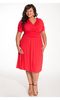 Daniela Dress in Vermillion