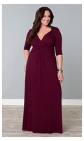 Desert Rain Maxi Dress in Raspberry Wine