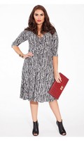 Francesca Dress in Antiqued Noir