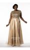 Golden Girl Prom Dress in Gold