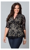 Linden Lace Top In Black and Nude