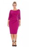 Priscilla Dress in Magenta