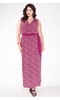 Seneca Maxi Dress in Fuchsia Flame