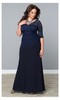 Soiree Evening Gown in Nocturnal Navy