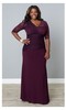 Soiree Evening Gown in Plum