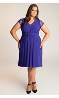 Virginia Dress in Cobalt Blue