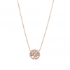 14ct Rose Gold Plated Sterling Silver 925 Tree of Life Necklace