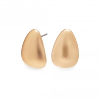 Gold Plated Polish Stud Earring